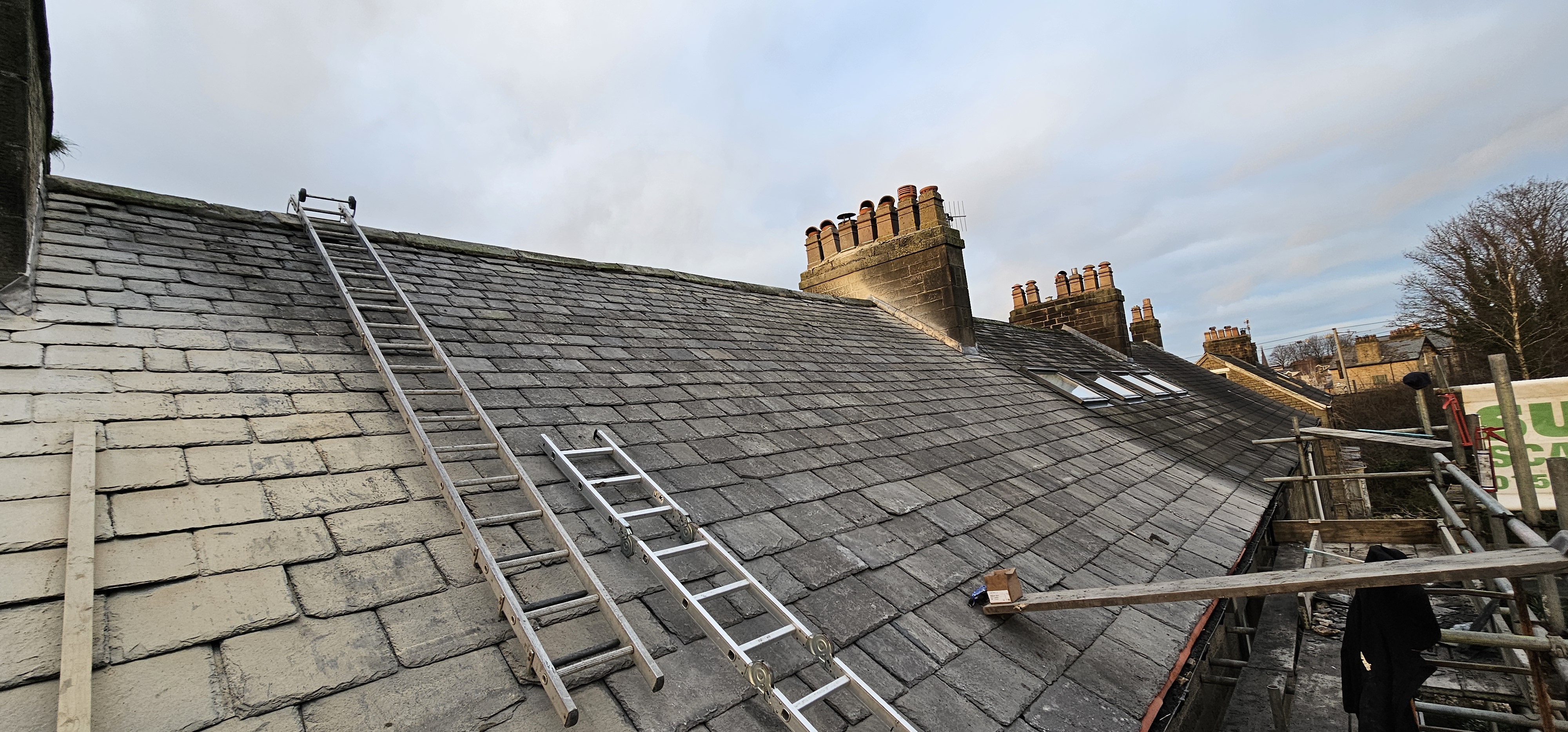 Roof repairs project by JW and Sons