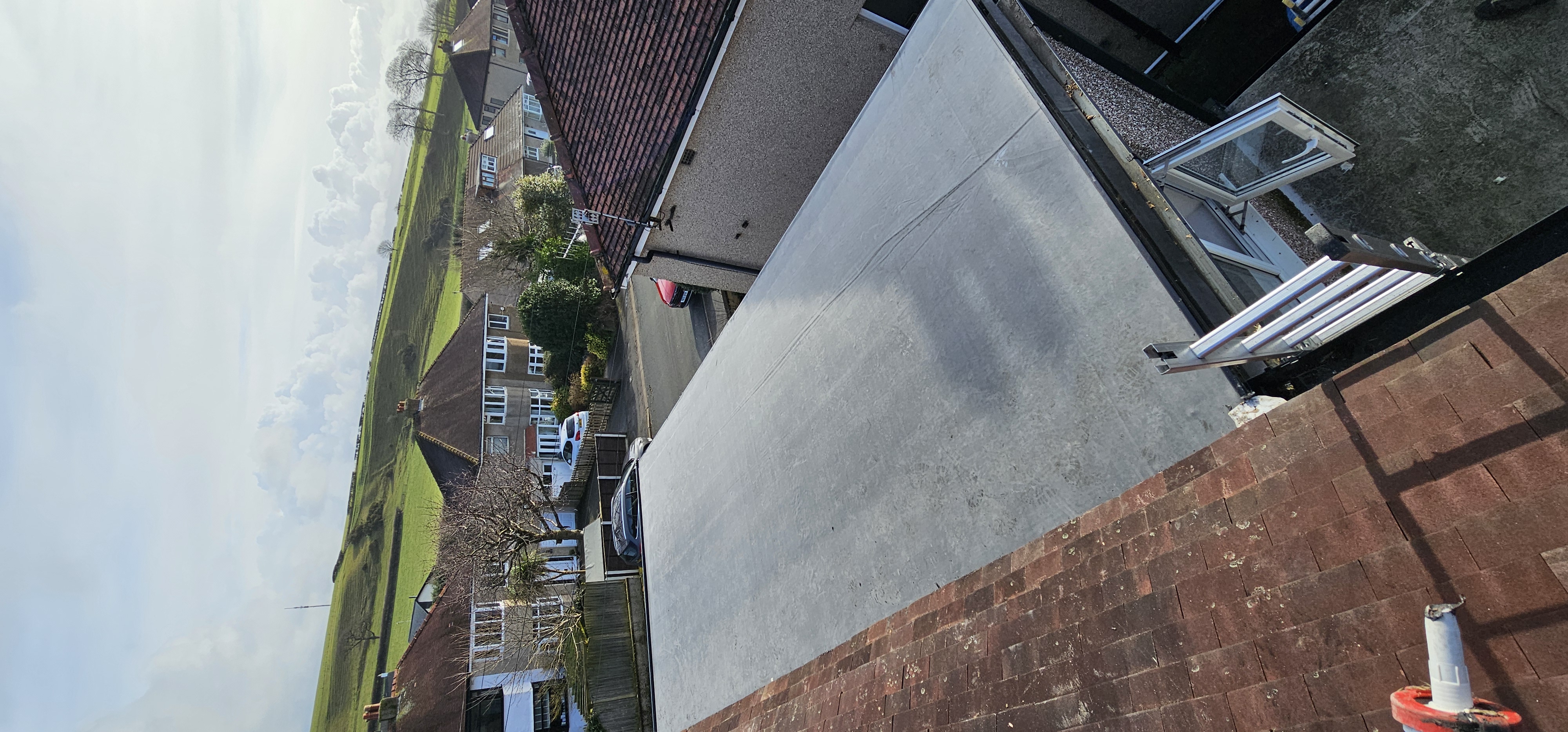 Flat roofing project by JW and Sons
